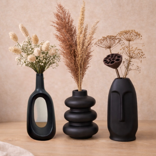 Set of 3 - Black