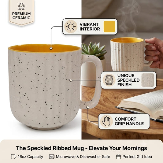Coffee Mug Set of 2, 300 ml, Microwave Safe Coffee Cup, Matte Finish Reusable Mugs, Diwali Gifts for Family and Friends, Navratri Gift