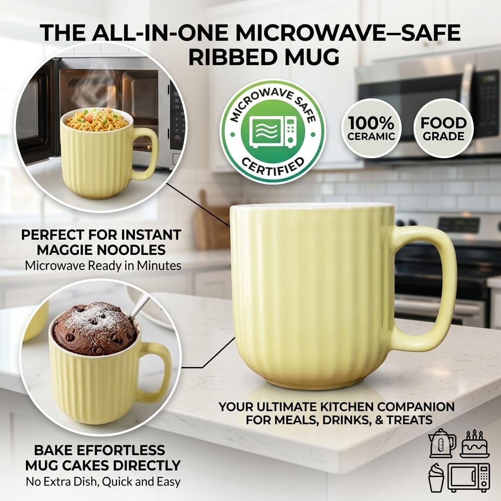 Coffee Mugs Ceramic to Gift to Best Friend, Tea Mugs, Microwave Safe Coffee Mugs, Ceramic Tea Cups (330 ml each)