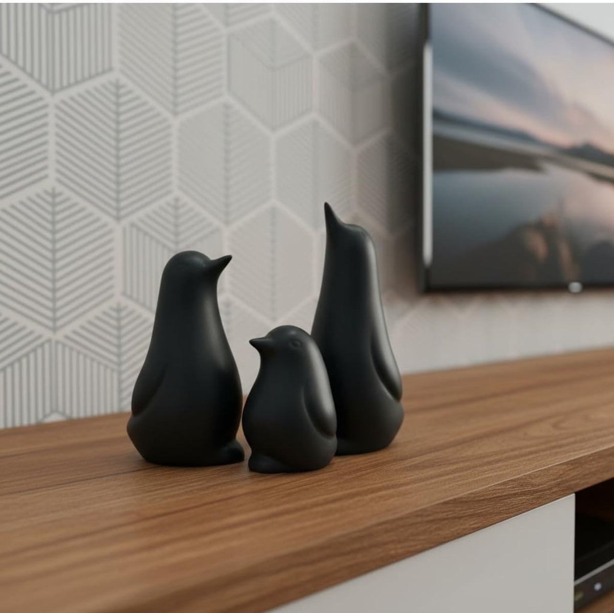 Penguin set of 3