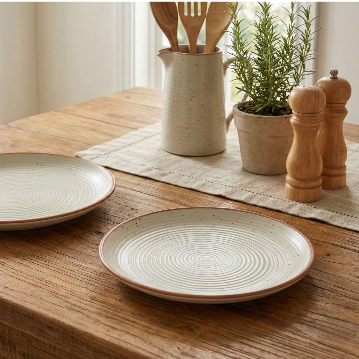 Ceramic plates