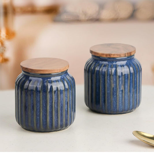 Ceramic container set of 2